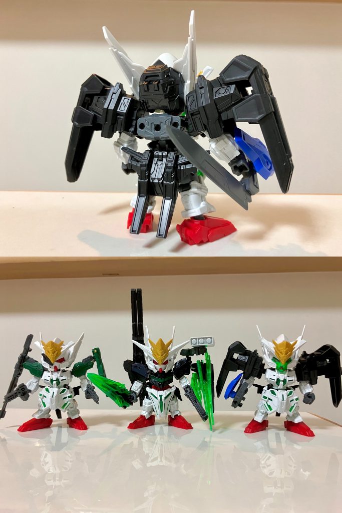 同時制作で他2体＋1機も作りました。・マーシャルクアンタGF・GFガンダムアストレア タイプ- Xフィンスターニス・GFアームズ TYPE-R