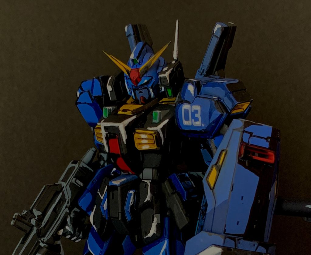 RX-178 ガンダムMk-II(ティターンズ仕様)アニメ塗り