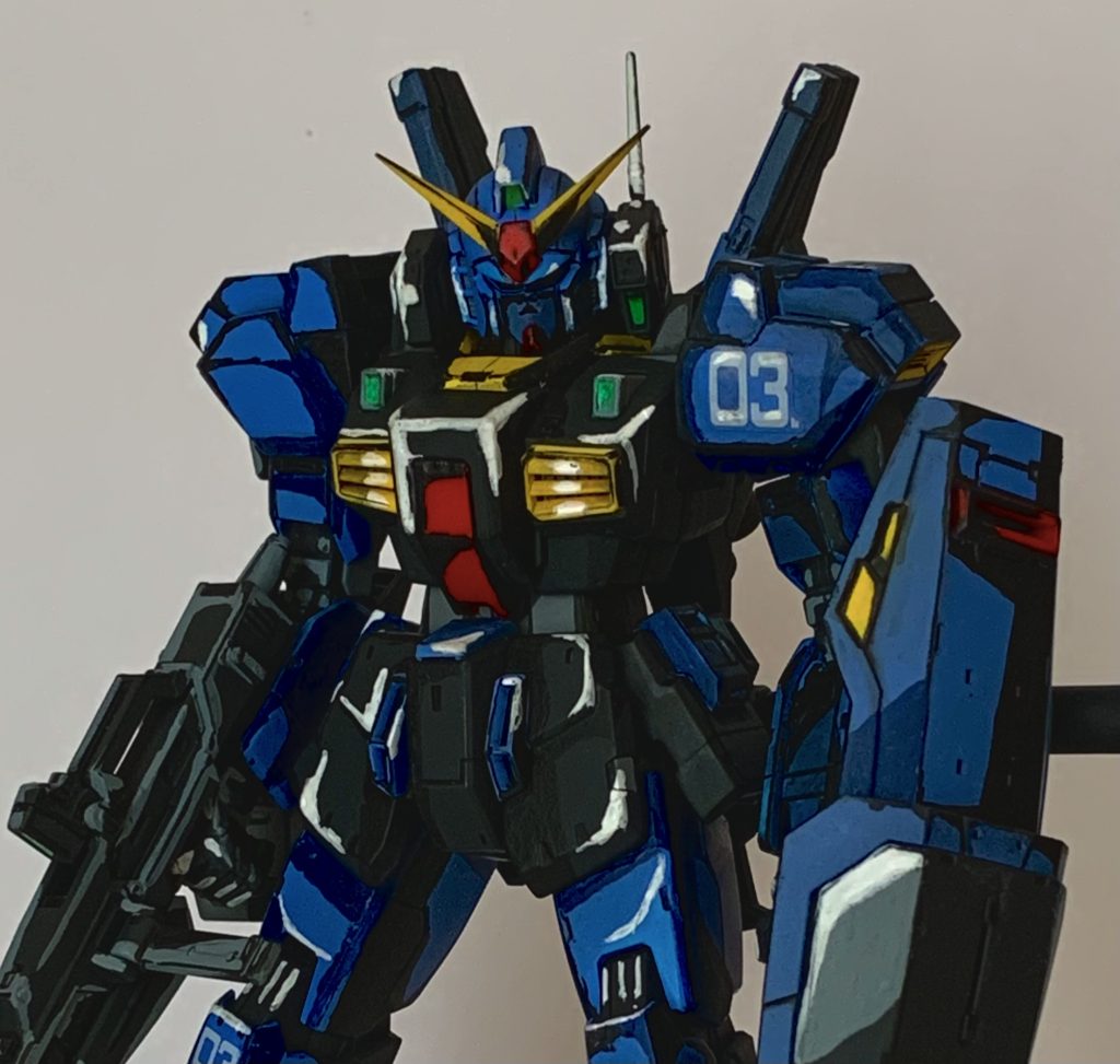 RX-178 ガンダムMk-II(ティターンズ仕様)アニメ塗り