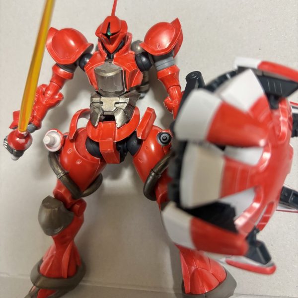 赤いギャン　ハクジ装備