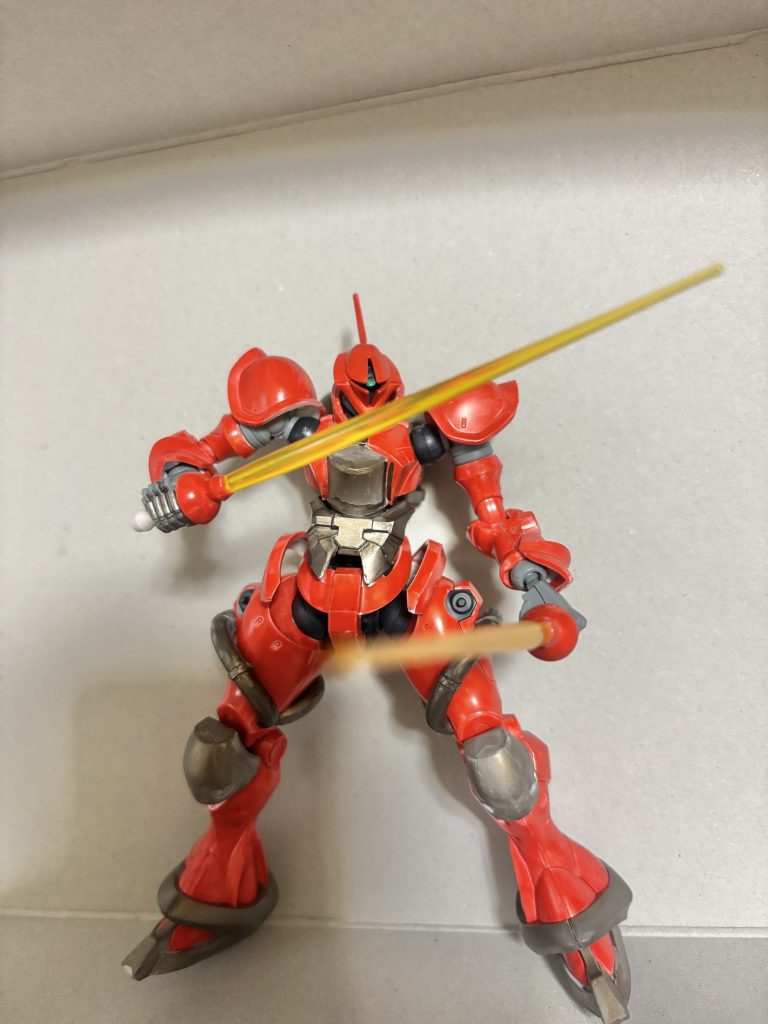 普段はサーベルで飾るのがマストかと思います。