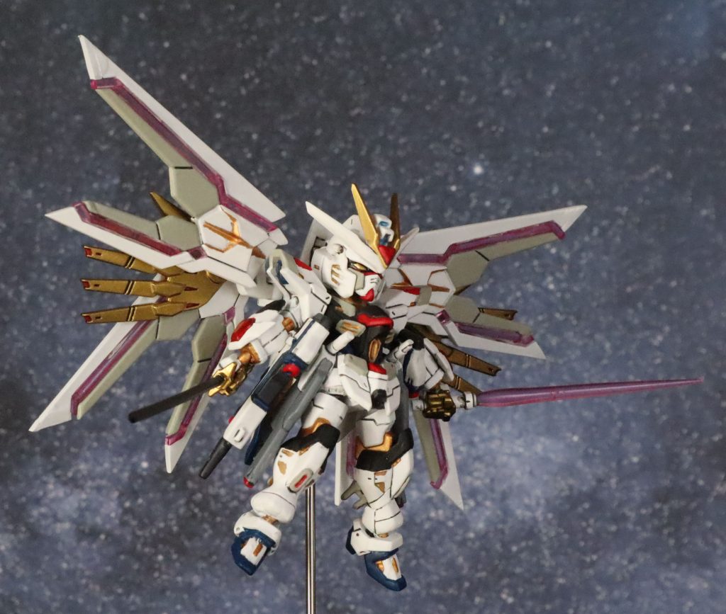 腰に銃を装着しました。