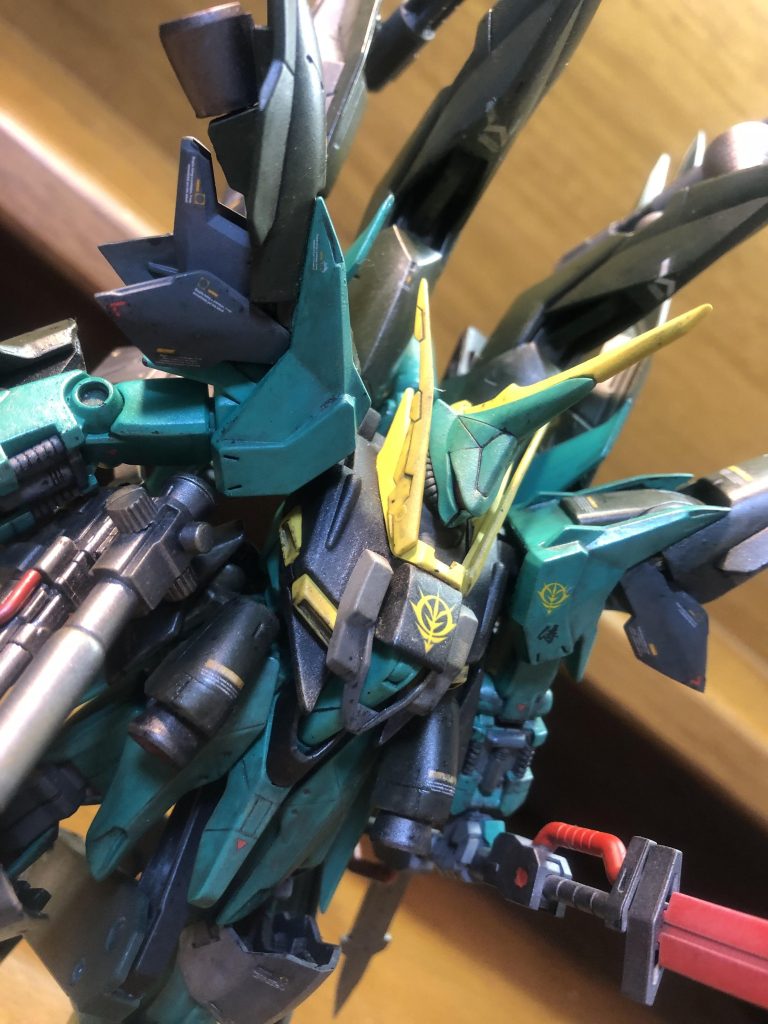 ウェザリングで仕上げました!襟の黄色パーツがお気に入りです!