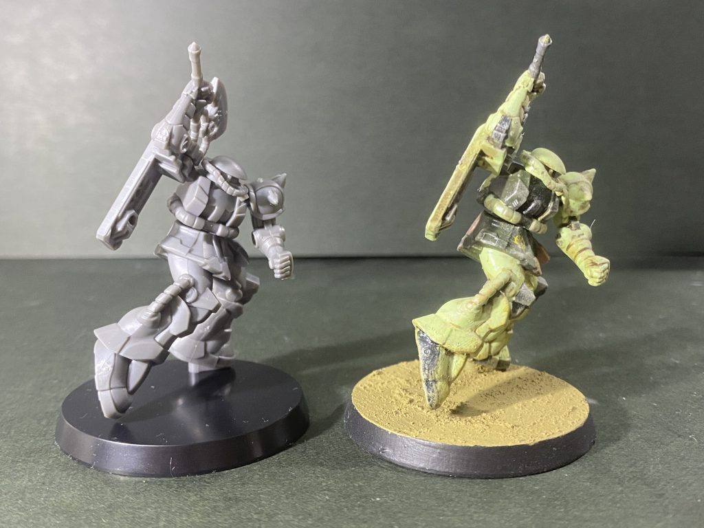 ガンダムアッセンブル ザクⅡ ①–6枚目/制作者:いきうす