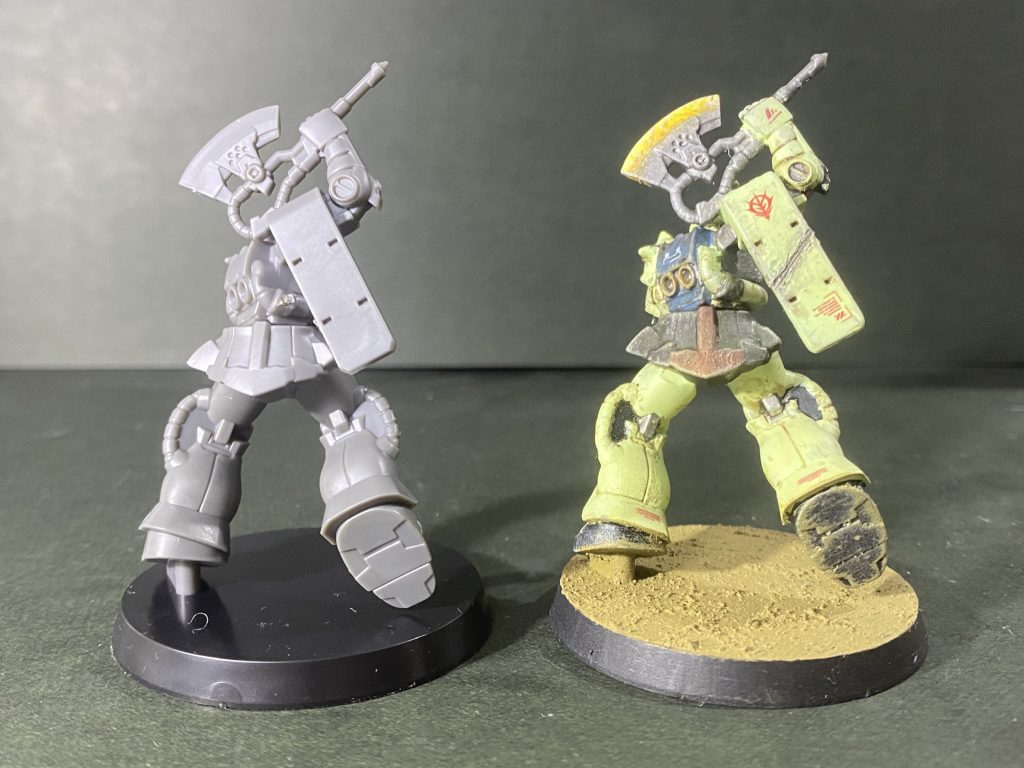 ガンダムアッセンブル ザクⅡ ①–7枚目/制作者:いきうす