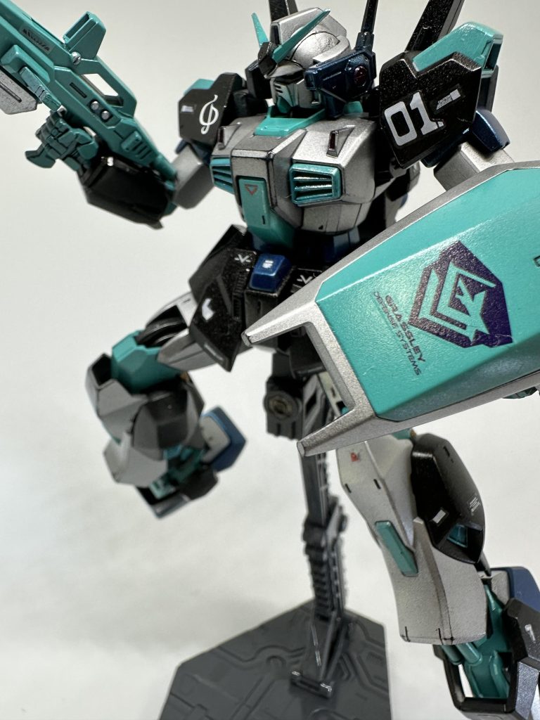 [初音ミクイメージカラー] ガンダムMK-Ⅱ–3枚目/制作者：カミナXLS