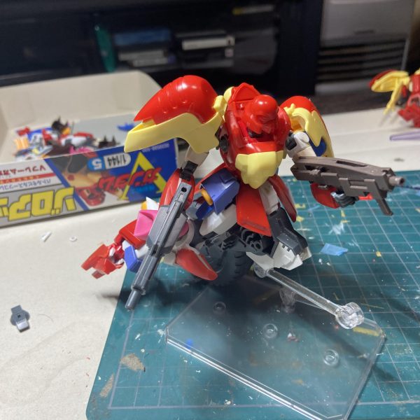 YouTubeでVガンの考察見てたらザンスカールのヤバい支援メカを追加したくなってしまいました(gundam-kao5)もうメチャクチャです　笑でも自分のリビドーのまま突き進んで行きます！だって楽しいから😃（2枚目）