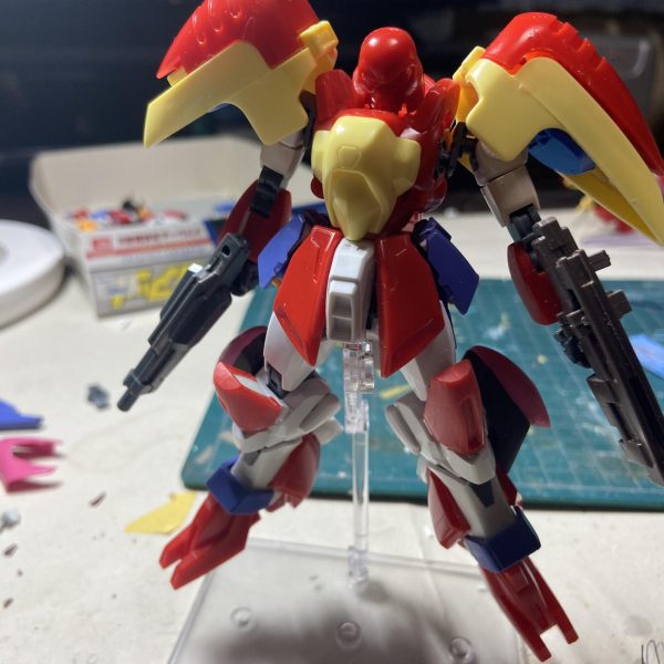 YouTubeでVガンの考察見てたらザンスカールのヤバい支援メカを追加したくなってしまいました(gundam-kao5)もうメチャクチャです　笑でも自分のリビドーのまま突き進んで行きます！だって楽しいから😃（3枚目）