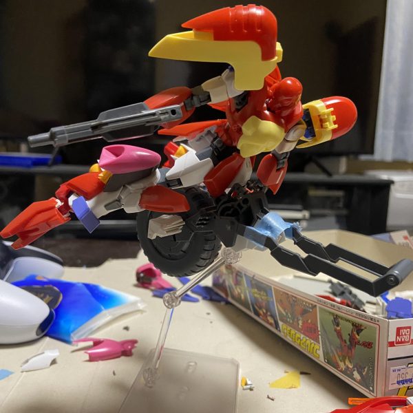 ゾロアット？作成中Vガンダムの印象的なアノ武器も追加で作成してます。ザンスカール側の