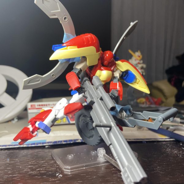 ゾロアット？作成中Vガンダムの印象的なアノ武器も追加で作成してます。ザンスカール側の