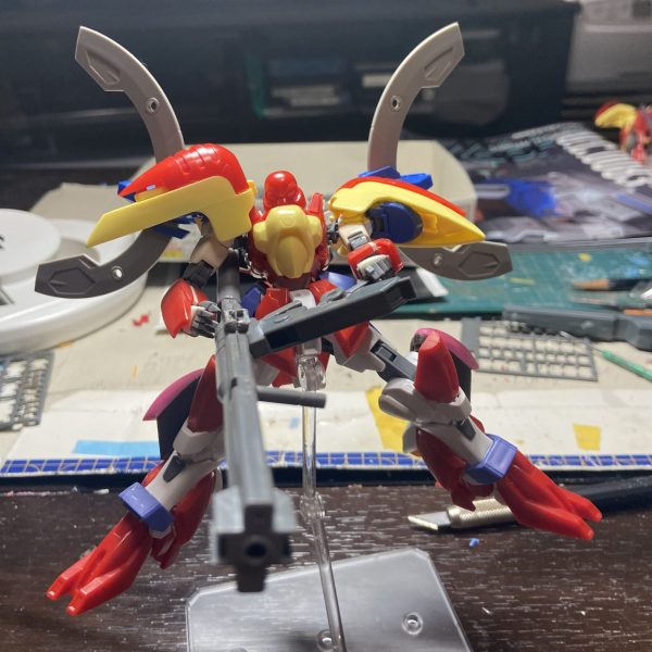 ゾロアット？作成中Vガンダムの印象的なアノ武器も追加で作成してます。ザンスカール側の
