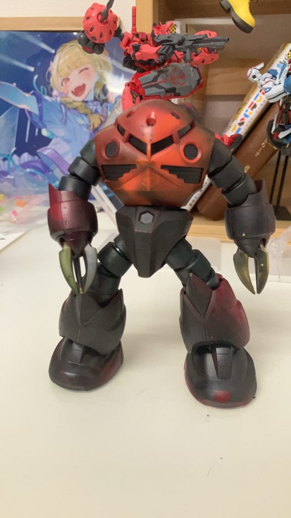 HGズゴック煙玉ウェザリング
