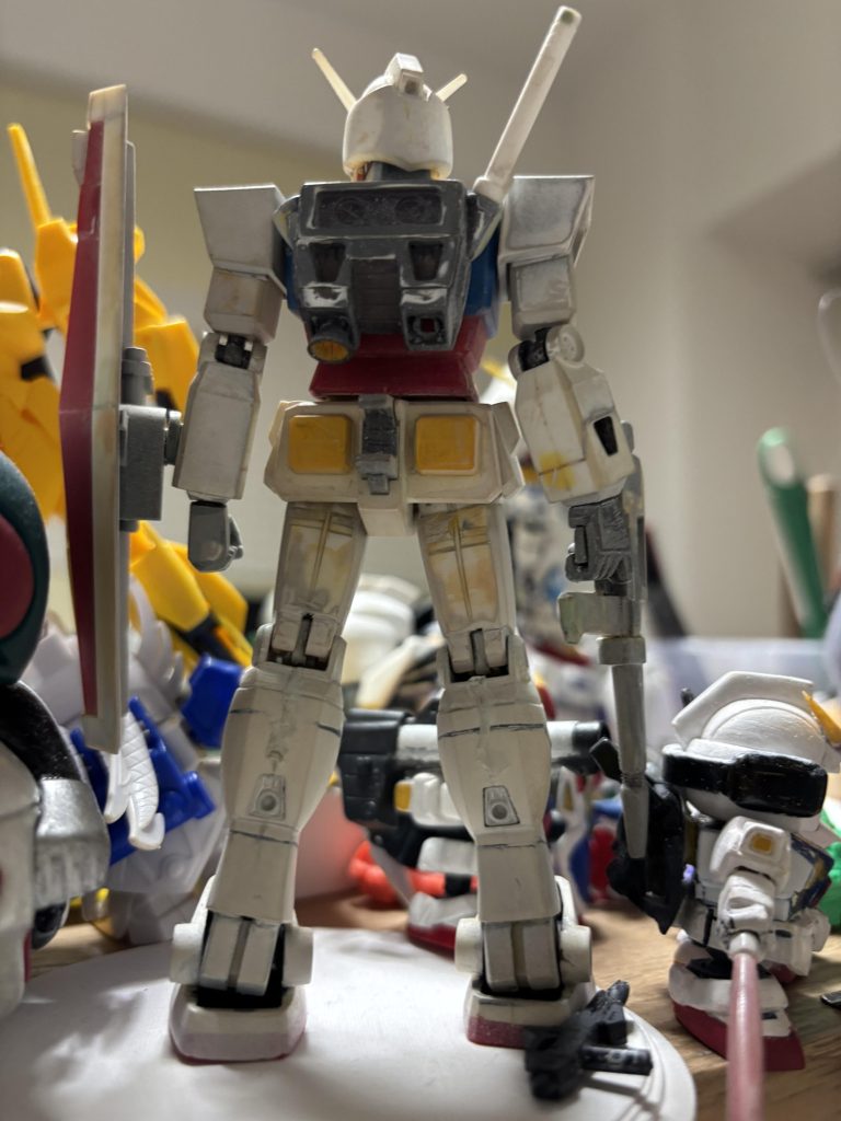 このキットの何が凄いかって？^_^;大河原先生の　ガンダム　って佇まい　が最高なんだ　^_^嬉