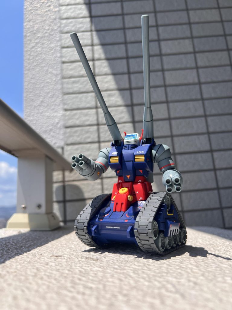 赤色デカールがお気に入りガンタンク–2枚目/制作者：@shoara1218