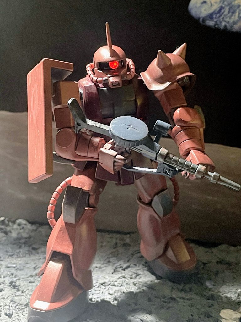 昔、自作した、なんちゃってジオラマを使ってみました。 