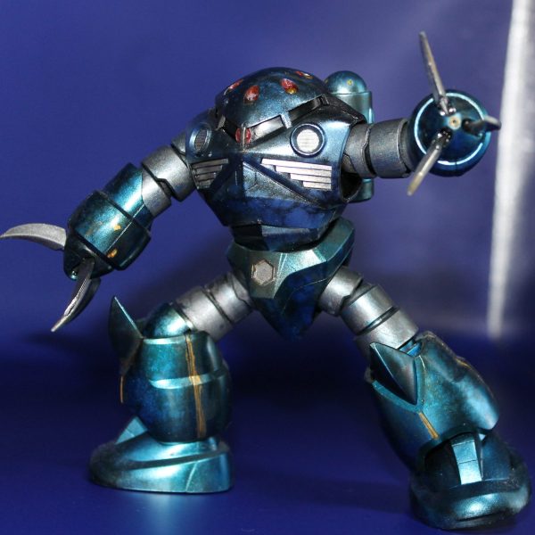 HGUCズゴック（大理石塗装）