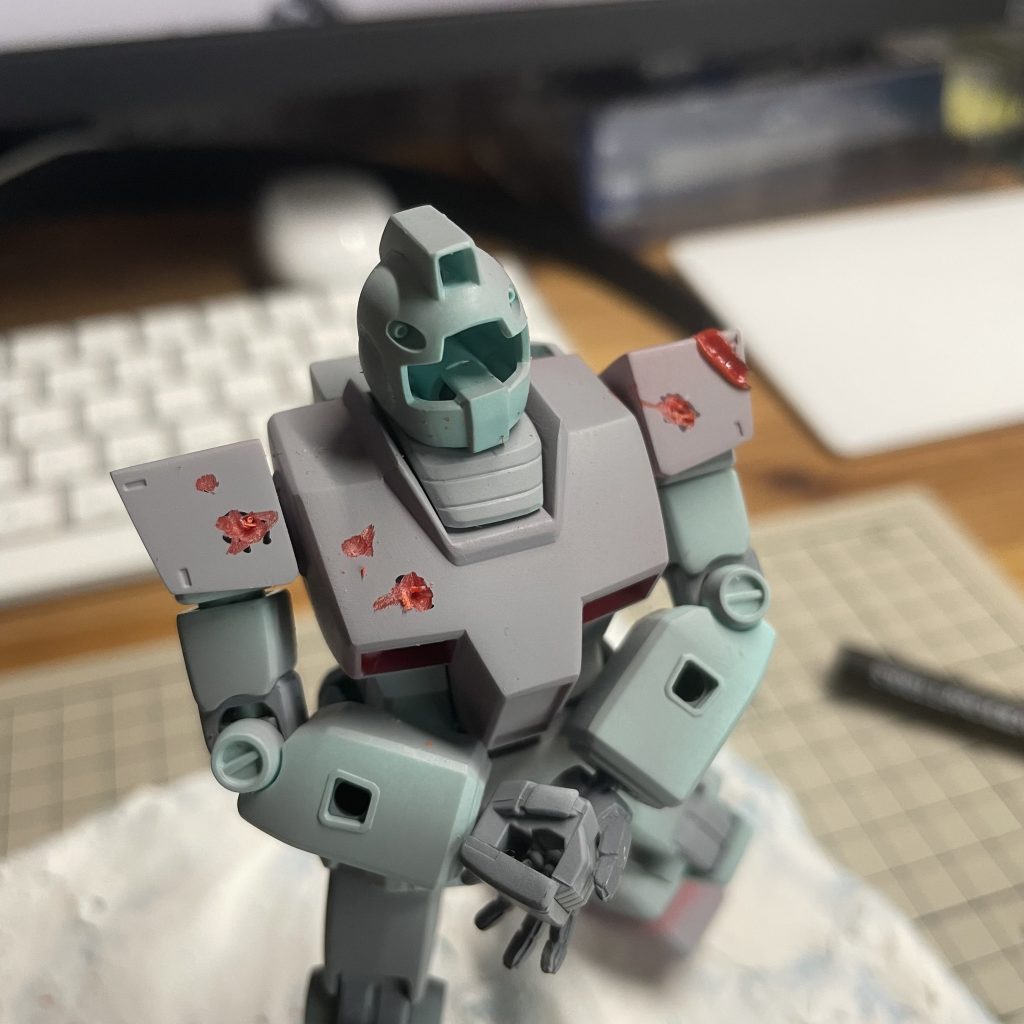 ジャブローで量産型ズゴック散る–9枚目/制作者：ogagaga