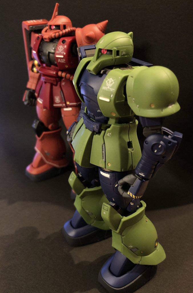 仲良しのシャア少佐と。