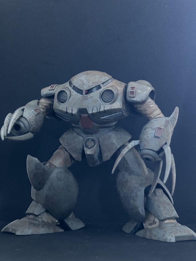 はじめてのケープ塗装✨MSM -07E 旧キットズゴックE–3枚目/制作者：のりまき