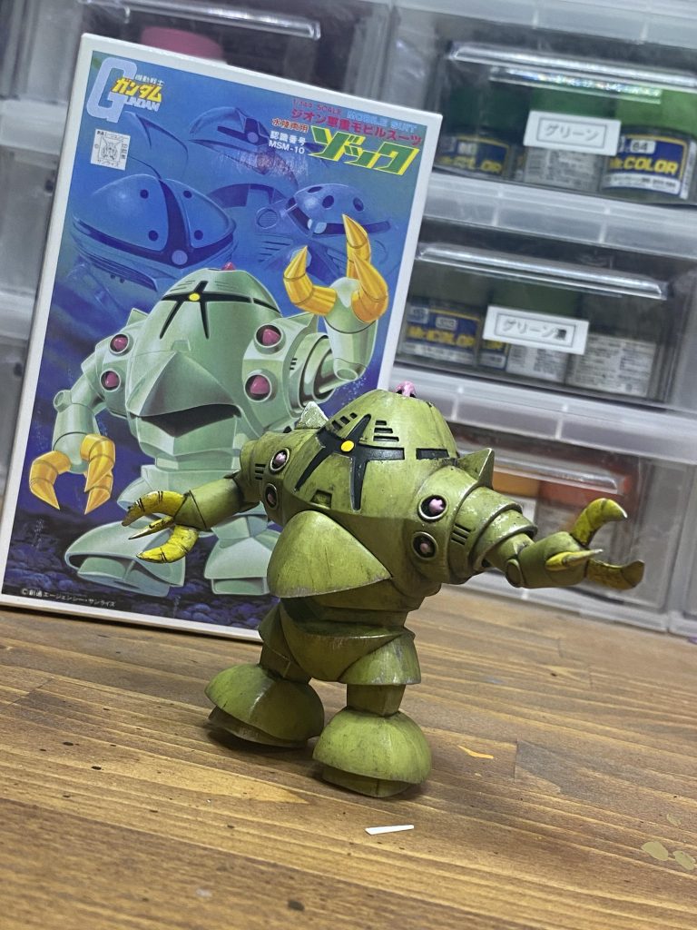 ガンプラコレクションDX1/288ゾック–2枚目/制作者：刃こぼれニッパー