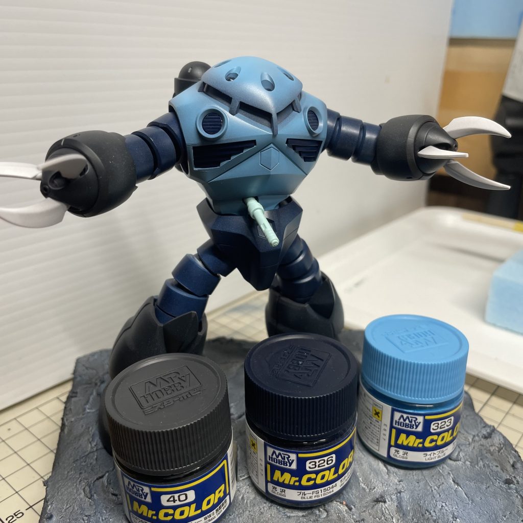 ジャブローで量産型ズゴック散る–5枚目/制作者：ogagaga