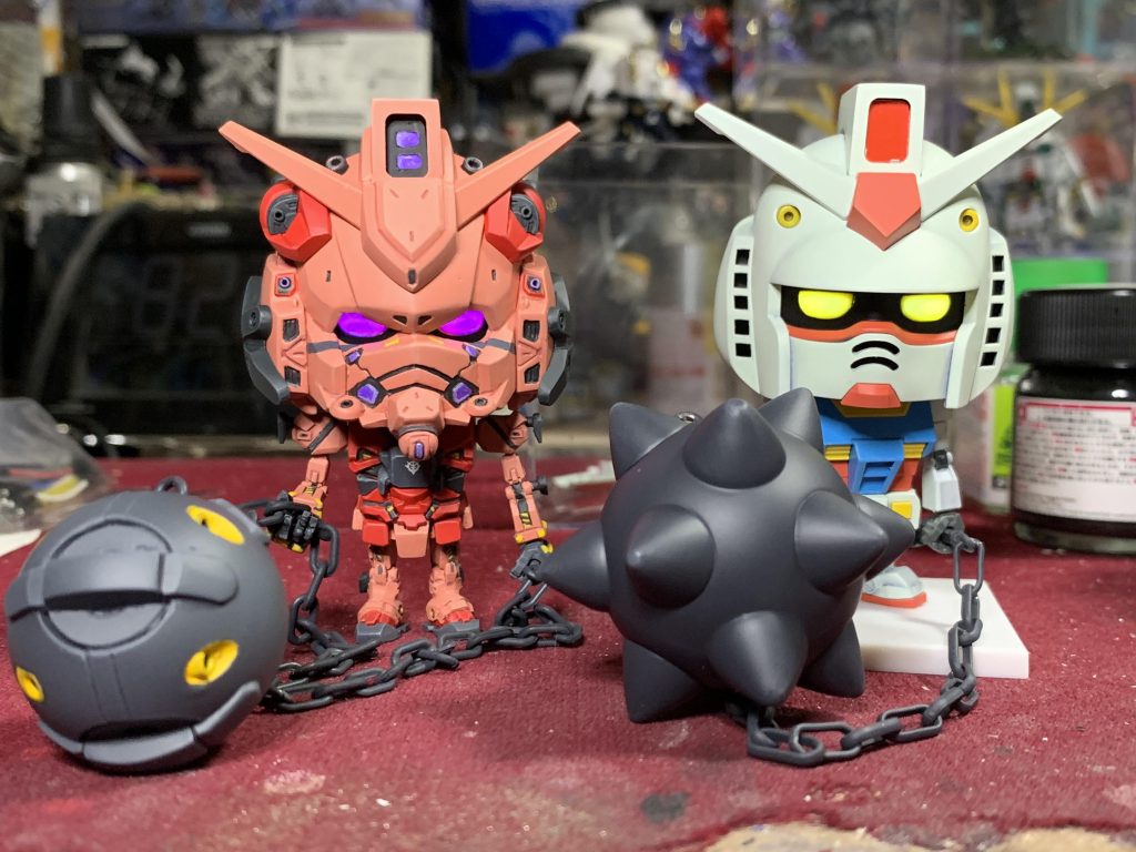 新旧ガンプラくん。
