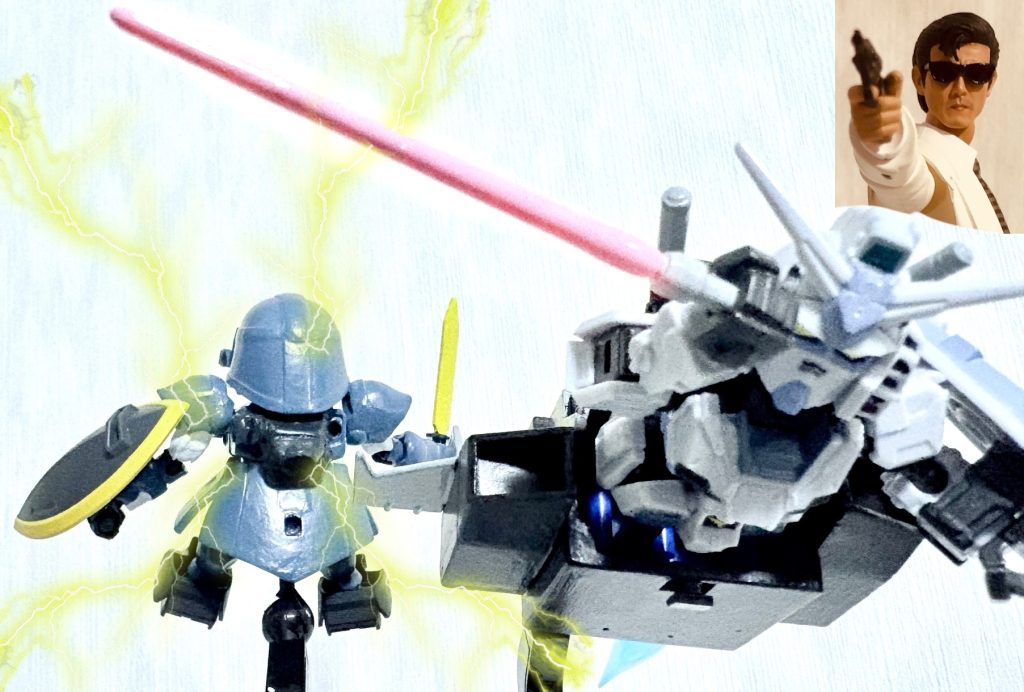 ユージはガンダムMAモードで一気に決めるぜ！！