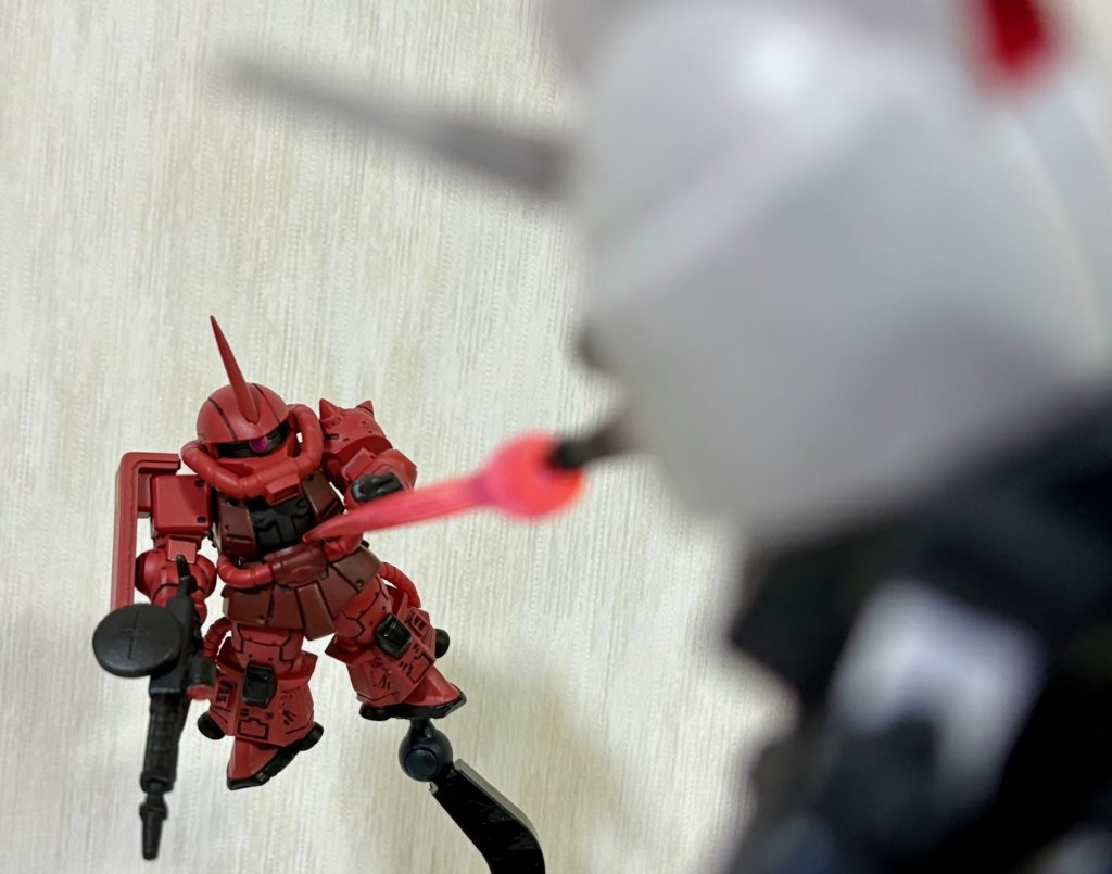 一方俺設定の「あぶ刑事ガンダム」のif世界ではタカとユージとは最後まで分かり合う事なくシャアと対立したままだったかもしれない・・・。