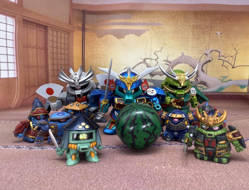 スイカ割り その2闇軍団の面々と。