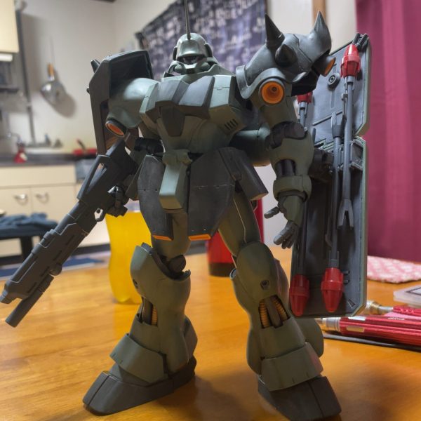MGギラ・ドーガを全力で制作‼️ここからちょこちょこディテールを追加しました‼️（1枚目）