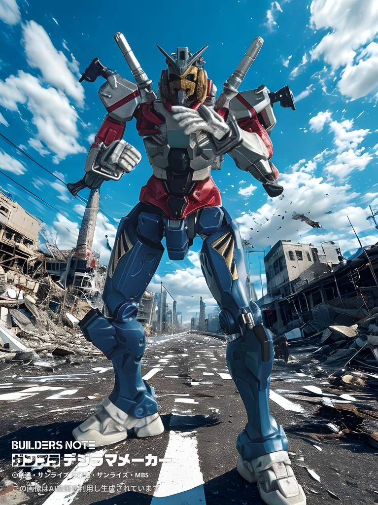 赤いガンダム–4枚目/制作者：yamatoto