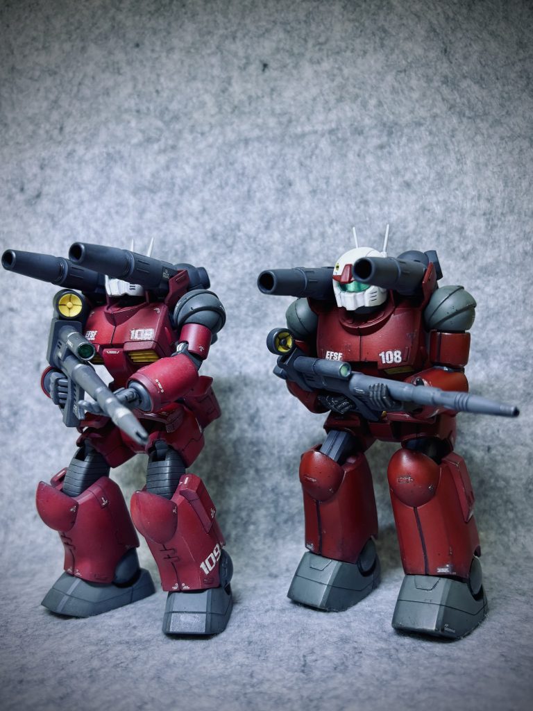 しゃがみポーズは、改造した旧HGには及びませんでした🥺