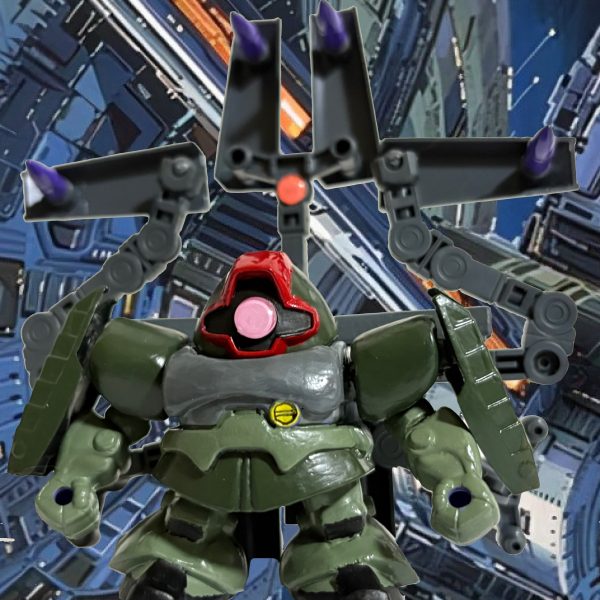 シャリア・ブル専用リック・ドムとキケロガⅡ