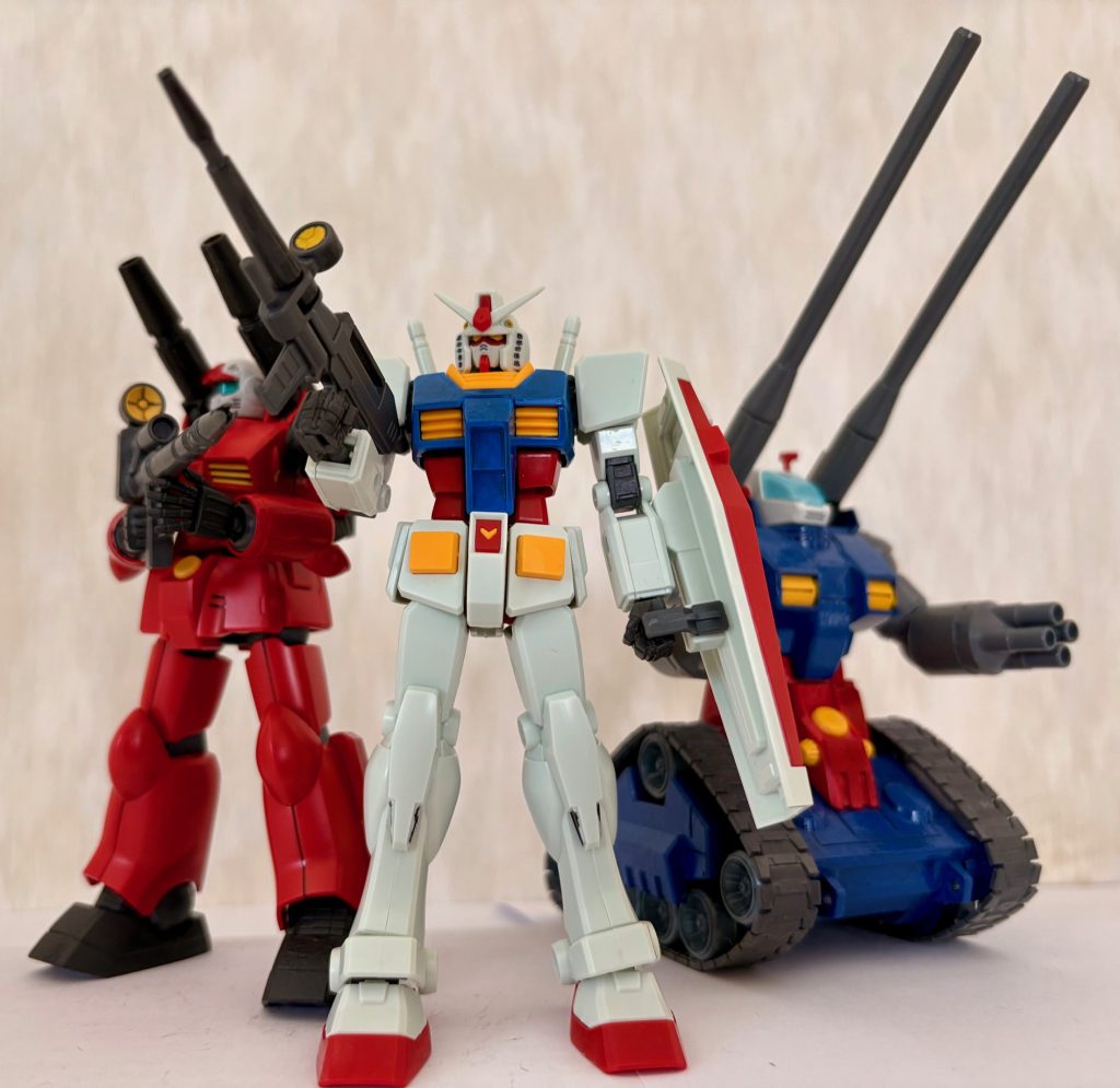 我が家のV作戦モビルスーツ、ここに集結。