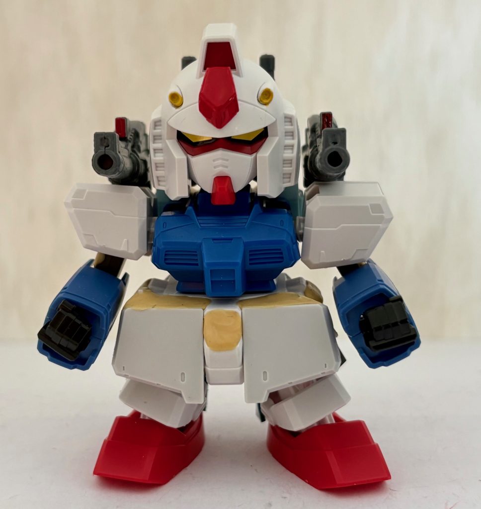 作品名：謎のガンダム途中経過<p>謎のガンダムのコンセプトがようやく定まってきた。 アンテナ無しでキャノン砲装備のガンダムも悪くないかも(gundam-kao6)</p>