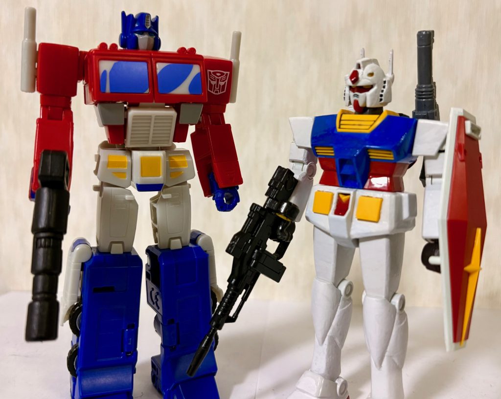 当初はトランスフォーマーのコンボイを意識した赤い機体にして「ガンボイ（またはスレッガー専用ガンダム）」とする予定だったが、「前回やったばっかじゃん(zaku-kao4)」と思い、ノーマルガンダムカラーで塗装した。ヒゲ面のオッサンをパイロットにしたのはスレッガー専用機である名残り。