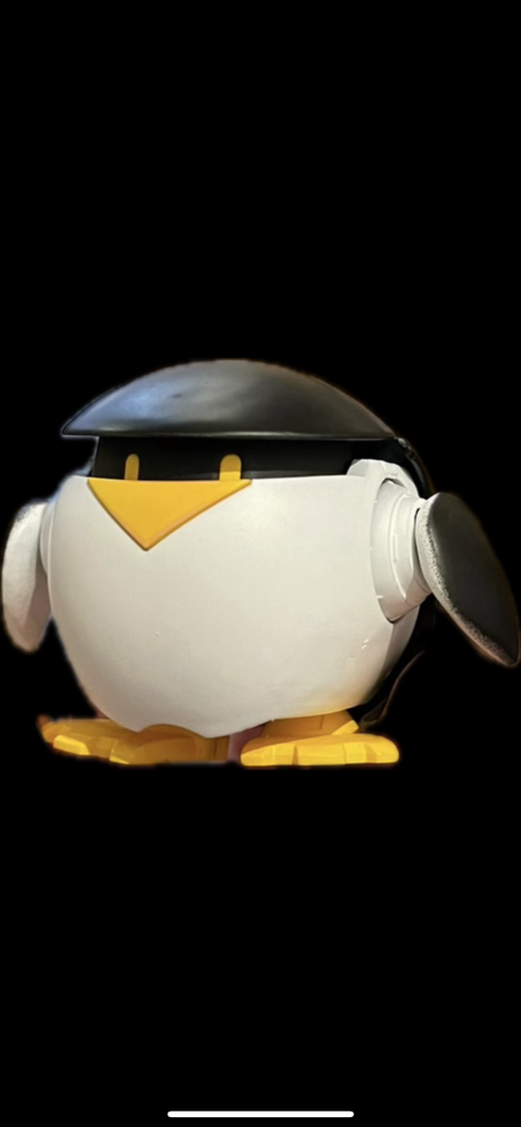 くちばしがあって可愛かったので、思い切ってペンギン風に改造して見ました。モモカプル良いですね！