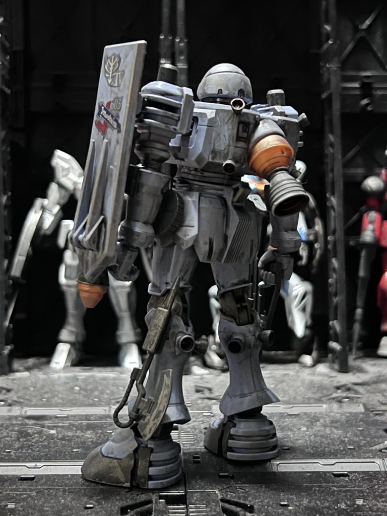 全く解らないけどバーニアノズルの中は赤に塗ってある