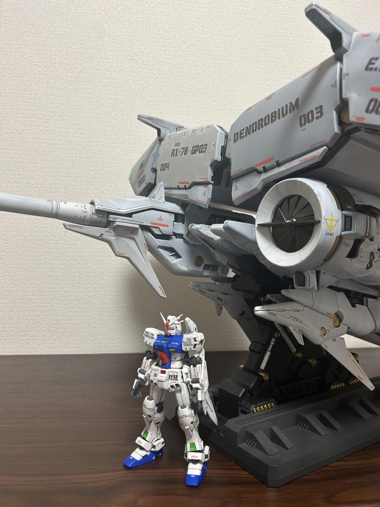 HGUCデンドロビウム 黒立ち上げ全塗装–4枚目/制作者:けにけに