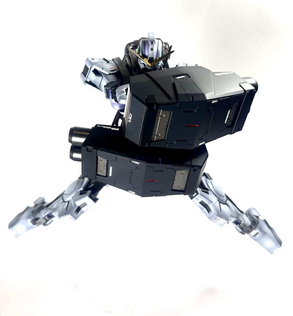 GNキャノン発射印象的な構えでカッチョ良かったシーンなんとか撮れましたが、コードのポロリが多発しました。