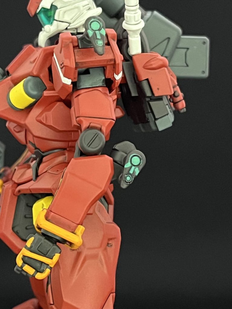 各部ジョイント表面は一度ディテールを削りパーツ置き換え+スジボリ