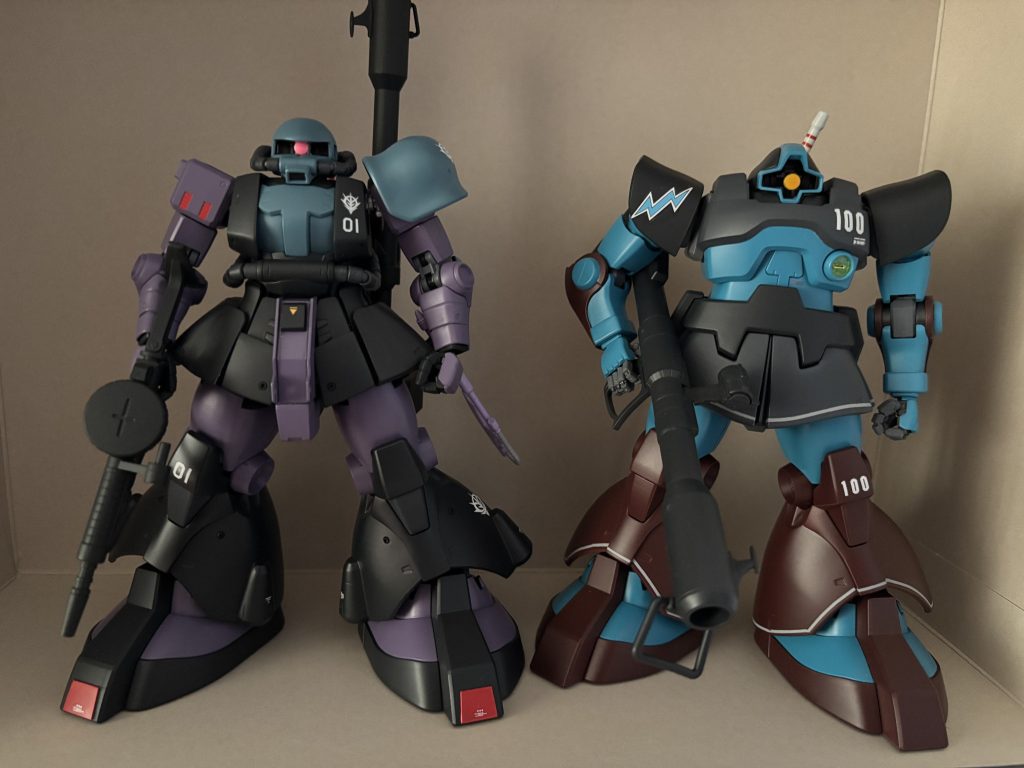 リック・ドムと。若干大きいですね。