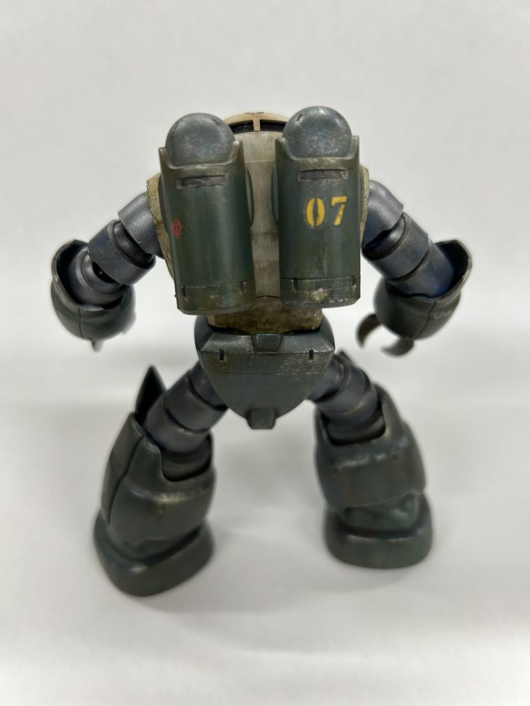 HGズゴック量産型ウェザリング塗装–3枚目/制作者：@ich_taka