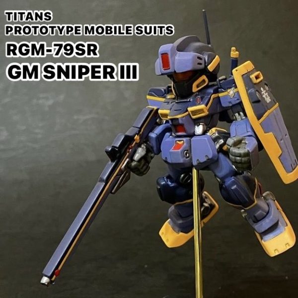 コンバージ改造　ジムスナイパーⅢ（T3カラー）