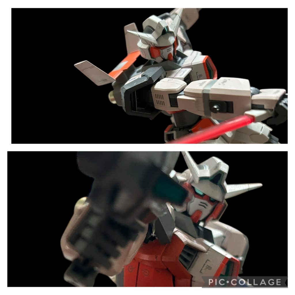 ビームサーベルは長短2本ずつ付いてます。