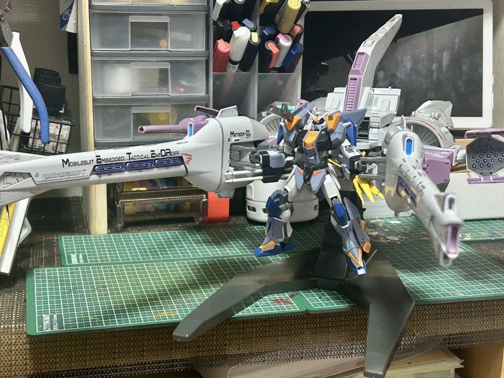 そして折角なのですがSEEDFREEDOMでのデュエルを乗せてのミーティアです!カッコイイの一言に尽きる‥( ; ; )