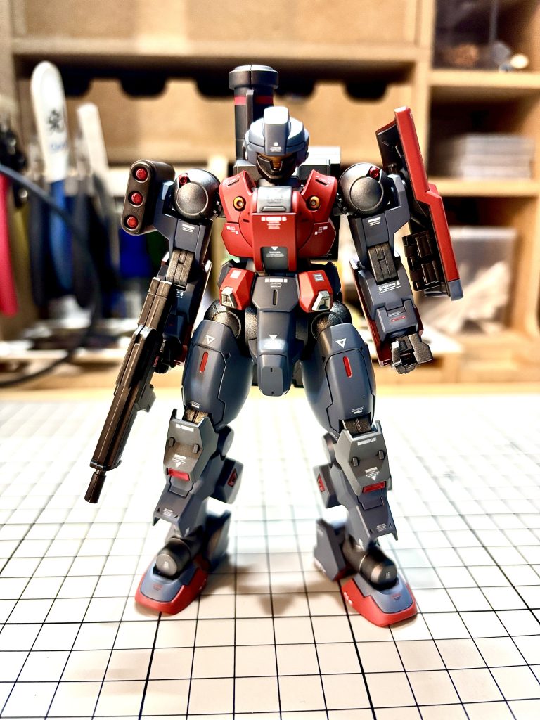 隊長機っぽくしたかったのですが、これが正解かよくわかりません笑。でもカラーリングは割と気に入っています。