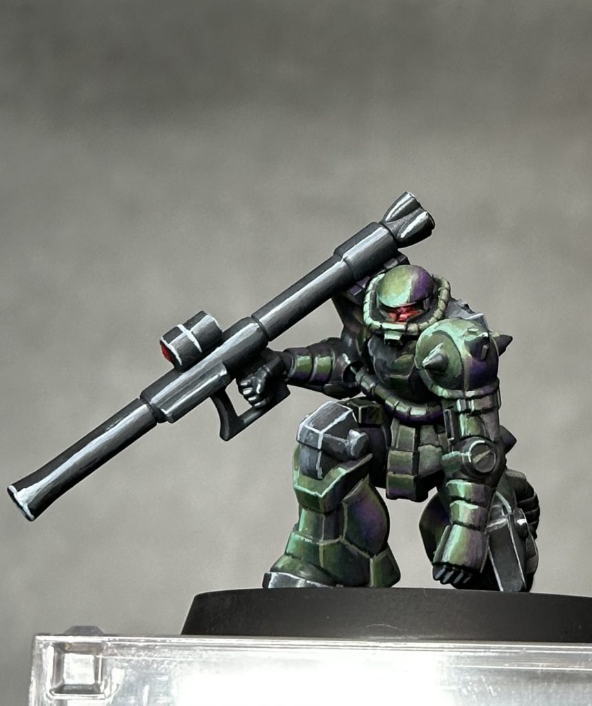 ガンダムアッセンブル ザクⅡ 筆塗り塗装