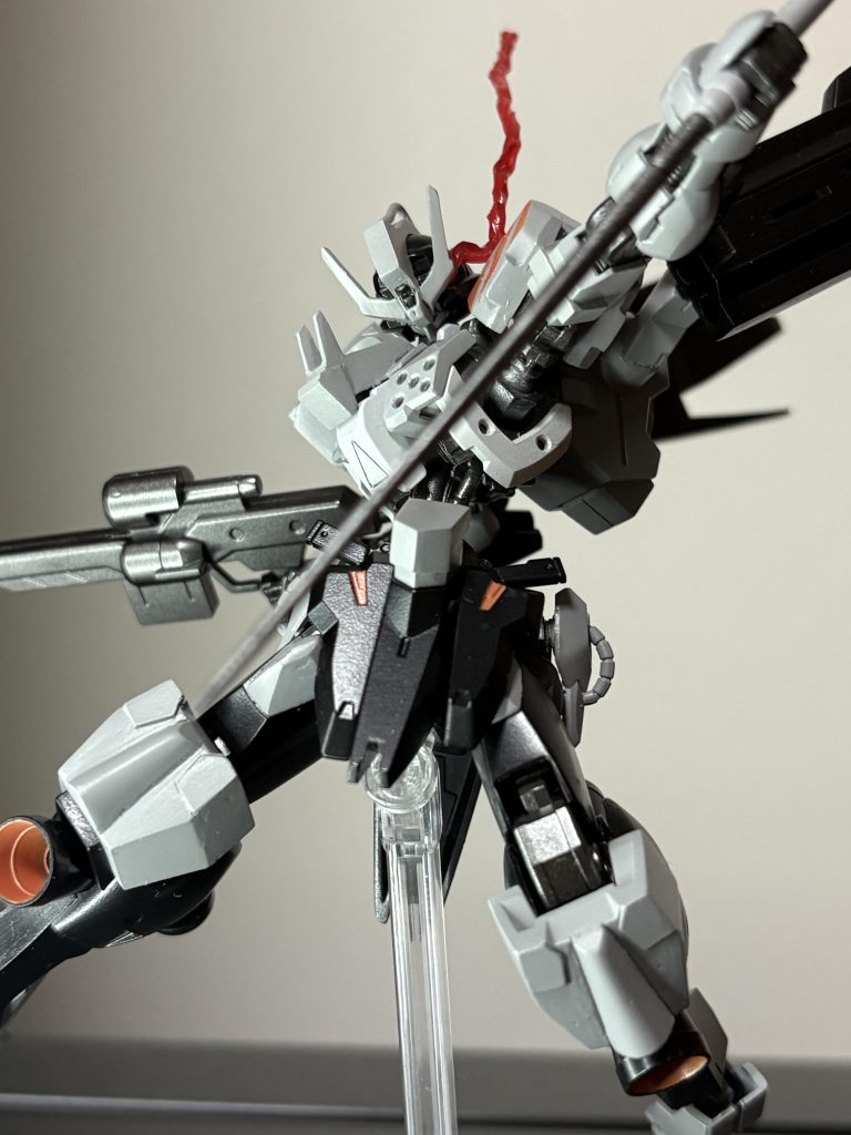 今回、ボーナスパーツとして眼光エフェクトも製作しました。(なんかポーズSEEDっぽいな)