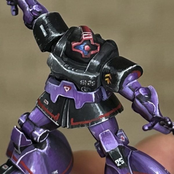 チョコサプ ドム 哀戦士ポスター風塗装
